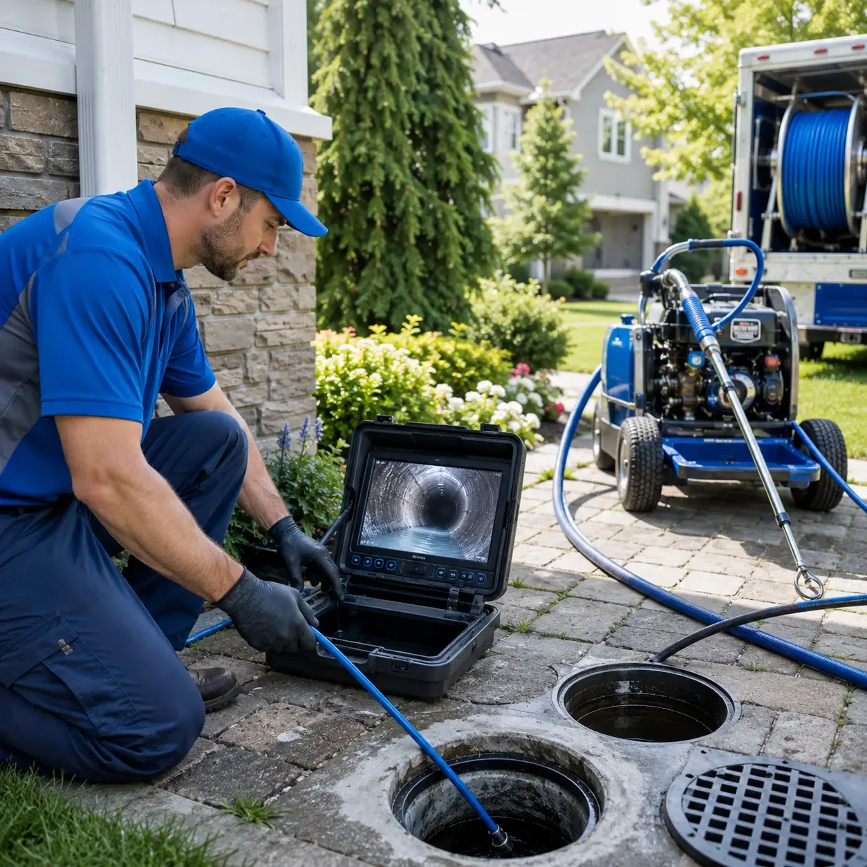 Outdoor drain cleaning professionals serving Lindsborg, KS