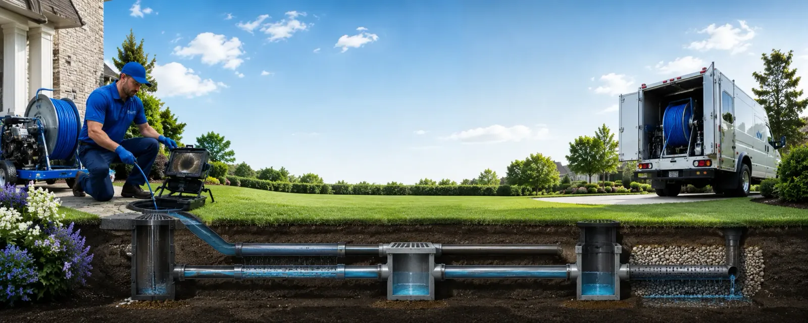 Outdoor drain cleaning information for Lindsborg, KS